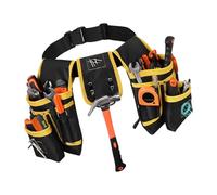 Borsa multiuso per attrezzi da costruzione con area magnetica e design leggero, organizer regolabili per cintura degli attrezzi, marsupi