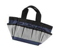 Borsa multiuso per attrezzi da giardino con manico rinforzato scomparti multipli panno di durata per uso paesaggistico multi-tasche organizer per attrezzi da giardino