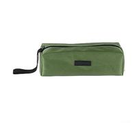 Borsa multiuso per attrezzi per elettricisti e falegnami, robusta borsa organizer in tessuto Oxford con cerniera per l'accesso (verde)