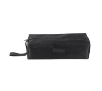 Borsa multiuso per attrezzi per elettricisti e falegnami, robusta borsa organizer in tessuto Oxford con cerniera per l'accesso (nero)