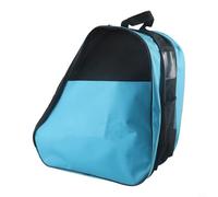 Borsa multiuso per pattinaggio su ghiaccio con spazioso contenitore a tre strati, tracolla regolabile e manici robusti ispessiti (blu)