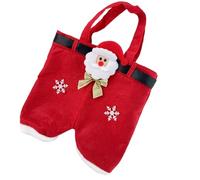 Borsa natalizia con pantaloni di Babbo Natale, cesto portabottiglie per caramelle, per matrimoni, Capodanno, riunioni di famiglia, celebrazioni, vacanze