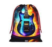Borsa natalizia magica per chitarra elettrica, per feste di compleanno, vacanze, può essere utilizzata anche per la conservazione quotidiana