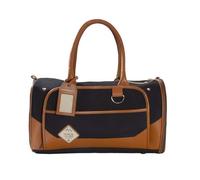 Borsa nera con cuscino morbido sul fondo modello Transat per cani e gatti Croci