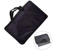 Borsa nera Oxford per supporto musicale supporto pieghevole con superficie imper