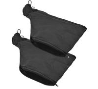 Borsa nera per raccogli-polvere con cerniera, per sega a taglio angolare modello 255, 2 pezzi