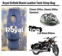 BORSA NERA "TANK STRAP BAG" ADATTA PER ROYAL ENFIELD Old Classic 350/500