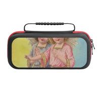 Borsa Nintendo Switch 2 Vintage Oil Painting, Angel, Wingscon 20 Portagiochi , Custodia Protettiva Hori , Cover Ufficiale Dockable One Size