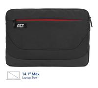 BORSA NOTEBOOK ACT AC8580, Per Computer e laptop da 14,1 ", Dimensioni: A 370 mm, P 20 mm, L 380 mm, Nero