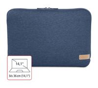 BORSA NOTEBOOK HAMA Jersey, Per Computer e laptop da 14,1 ", Dimensioni: A 38 cm, P 2 cm, L 31 cm, Blu