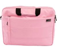 Maletina in stile Nilox per portatil fino a 15,6 - tasca esterna - chiusura con cerniera - colore rosa