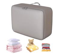 Borsa organizer a compressione, borsa da viaggio, 40 x 30 x 19 cm, con design in tessuto satinato, borsa per maglioni, piumini, coperte invernali, traslochi e uso domestico