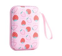 Borsa organizer a griglia quadrata, realizzata con materiali resistenti all'acqua e design anti-disordine per i cavi di ricarica. Accessorio