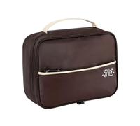 Borsa Organizer Cavi Custodia for accessori elettronici da viaggio for organizer for elettronica da 2 pezzi, custodia for cavi portatile for caricabatterie for tablet(Dark Bown)