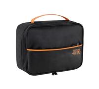 Borsa Organizer Cavi Custodia for accessori elettronici da viaggio for organizer for elettronica da 2 pezzi, custodia for cavi portatile for caricabatterie for tablet(Black)