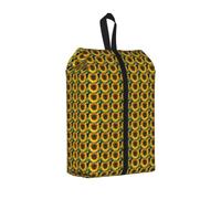 Borsa organizer da viaggio per scarpe da uomo e donna con stampa di girasoli arcobaleno per palestra, campeggio, uso quotidiano, 1 pezzo., One Size, Organizer per borse