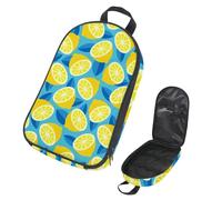 Borsa organizer da viaggio per utensili da campeggio, borsa portaoggetti alla moda con sfondo estivo agli agrumi luminosi per set di utensili da cucina, accessori da cucina, custodia per barbecue