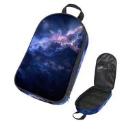 Borsa organizer da viaggio per utensili da campeggio, con galassia spaziale e nebulosa stellata, per utensili da cucina, accessori da cucina, per barbecue all'aperto, solo borsa