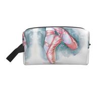 Borsa organizer da viaggio stampata con ballerina, custodia ad alta densità con schiuma protettiva per elettronica