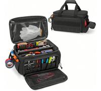 Borsa organizer multifunzionale fatta a mano per uomo,borsa per attrezzi, borsa EDC, borsa per la riparazione dell auto, per meccanici, elettricisti, falegnami, idraulici, lavoratori edili, riparatori