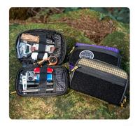 Borsa Organizer Nylon 70D Ultraleggera 103g | Materiale per dyneema e Nylon 70D, impermeabile 2400mm, leggero, tasche multiple, nero viola