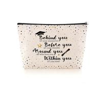 Borsa organizer per articoli da toeletta per donne e uomini, regalo di laurea ispiratore, per studenti, figlia, trucco, cosmetici, regalo di incoraggiamento per i viaggi per migliori amici migliore