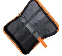 Borsa organizer per attrezzi con elastici e custodia compatta con cerniera per accessori per saldatore, utensili manuali, riparazioni domestiche e officine, custodia arrotolabile per piccoli attrezzi