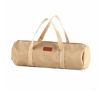 Borsa organizer per attrezzi da campeggio, in tessuto Oxford 900D, resistente ai graffi, grande, per tende, corde e picchetti multiuso, 42 x 15 cm, giallo, con manico rinforzato, per viaggi all'aperto