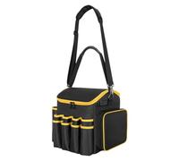 Borsa organizer per attrezzi da lavoro con divisori rimovibili | Tracolla staccabile resistente borsa degli attrezzi per idraulici, elettricisti, falegnami, cacciaviti, pinze, chiavi