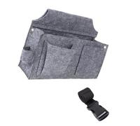 Borsa organizer per attrezzi di manutenzione con cintura, multi tasca, A | Organizer multi tasca da lavoro per riparazioni, uso elettrico e giardino, bordi rinforzati con rivetti