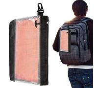 Borsa organizer per attrezzi, impermeabile, con cerniera, con clip multiuso, antistatica, borsa portatile per attrezzi e articoli di cancelleria