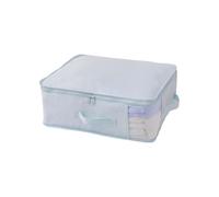 Borsa organizer per biancheria da letto con pannelli in tessuto di | Chiusura con cerniera e maniglie per il trasporto per riporre l'armadio