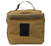 Borsa organizer per bottiglie di condimento, con borsa interna rimovibile e tasche laterali per una maggiore capacità, realizzata in tessuto Oxford 900D (cachi)