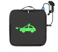Borsa organizer per cavi EV - Borsa impermeabile per auto, Jumper Cable Organizer | Valigetta di ricarica con grande capacità, accessori per la ricarica del veicolo, organizer per cavi e adattatori