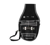 Borsa organizer per cintura degli attrezzi, 9 in 1, in robusto tessuto di nylon con 9 manicotti per cacciaviti e strumenti, marsupio da appendere in vita