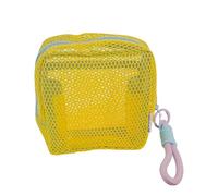 Borsa organizer per cosmetici alla moda 2025 Sacchetti portatili da viaggio in poliestere con sezioni interne multiple Soluzione di archiviazione per articoli da toeletta adatti ai viaggi, Giallo