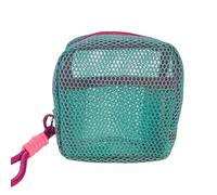 Borsa organizer per cosmetici alla moda 2025 Sacchetti portatili da viaggio in poliestere con sezioni interne multiple Soluzione di archiviazione per articoli da toeletta adatti ai viaggi, Verde