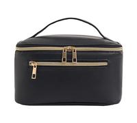 Borsa organizer per cosmetici - Borsa da bellezza in pelle, organizer da toilette per la cura della pelle | Borsa per trucco da viaggio impermeabile in pelle PU, organizzatore da toilette Maniglia per