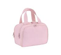 Borsa organizer per cosmetici di grande capacità, design con tasche multiple, per viaggi, palestra, uso quotidiano, borsa cosmetica da viaggio portatile in tessuto lavabile, A, Taglia unica