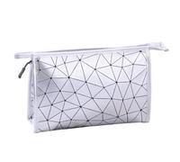 Borsa organizer per cosmetici, in pelle PU, borsa da viaggio per trucchi e cosmetici, impermeabile, multi scomparti, con manico rimovibile, borsa per il trucco per attività all'aperto per donne e