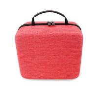 Borsa organizer per giradischi Fisher-Price Rockin, custodia protettiva in EVA di grande capacità, design in tessuto Oxford antiurto, trasportino da viaggio portatile, Rosso, Unisex