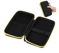Borsa Organizer per Multimetro in Nylon Nero, Portatile | Tasca Interna, Fermo Elastico per Accessori Elettrici e Puntali, per Tecnici Hvac e Interventi Esterni