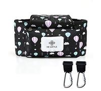 Borsa Organizer per New Mom, Organizzatore Universale per Passeggino, Tasche per pannolini da appendere, Stoccaggio Borsa per Carrozzina Carrello, adatto a tutti i passeggini (hot air balloon)