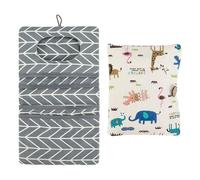 Borsa organizer per pannolini, borsa multiuso pieghevole per pannolini, lavabile, grande capacità, borsa organizer riutilizzabile per bambini