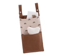 Borsa organizer per pannolini in cotone con grandi tasche, perfetta per l'organizzazione della cameretta dei bambini e la decorazione della culla, organizer da parete