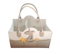 Borsa organizer per pannolini in feltro, 33 x 23 x 18 cm