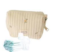 Borsa organizer per passeggino | Borsa da viaggio per passeggino con organizer, design scientifico suddiviso con cerniera per pannolini salviette umidificate chiavi del telefono, b, vedi descrizione