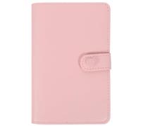 Borsa Organizer per Punte Fresa Unghie, Pelle Artificiale Rosa | Scomparti Separati, Pratica da Viaggio, per Cuticole e Punte, Uso Quotidiano per Tecnici e Studenti
