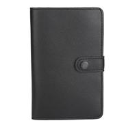 Borsa organizer per punte per trapano per unghie, soluzione di archiviazione multifunzionale portatile per gli appassionati di nail art, borsa a portafoglio professionale per (Black)