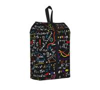 Borsa organizer per scarpe da viaggio per uomo e donna, con stampa matematica, per palestra, campeggio, uso quotidiano, 1 pezzo., One Size, Organizer per borse